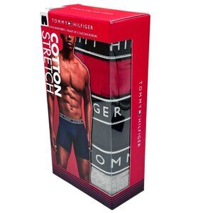 Tommy Hilfiger Men's Cotton Boxer Briefs Size XL (40-42)‎ Multi Stretch 3 Pack